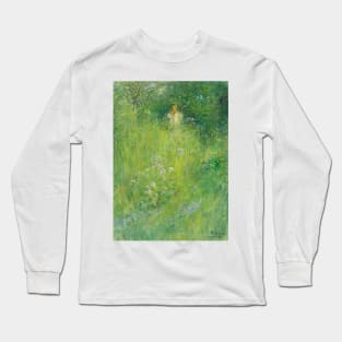 A Fairy (Kersti In The Meadow) by Carl Larsson Long Sleeve T-Shirt